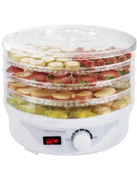 Esperanza EKD003 Food Dehydrator Transparent White 250 W