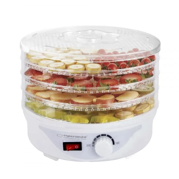 Esperanza EKD003 Food Dehydrator Transparent White 250 W