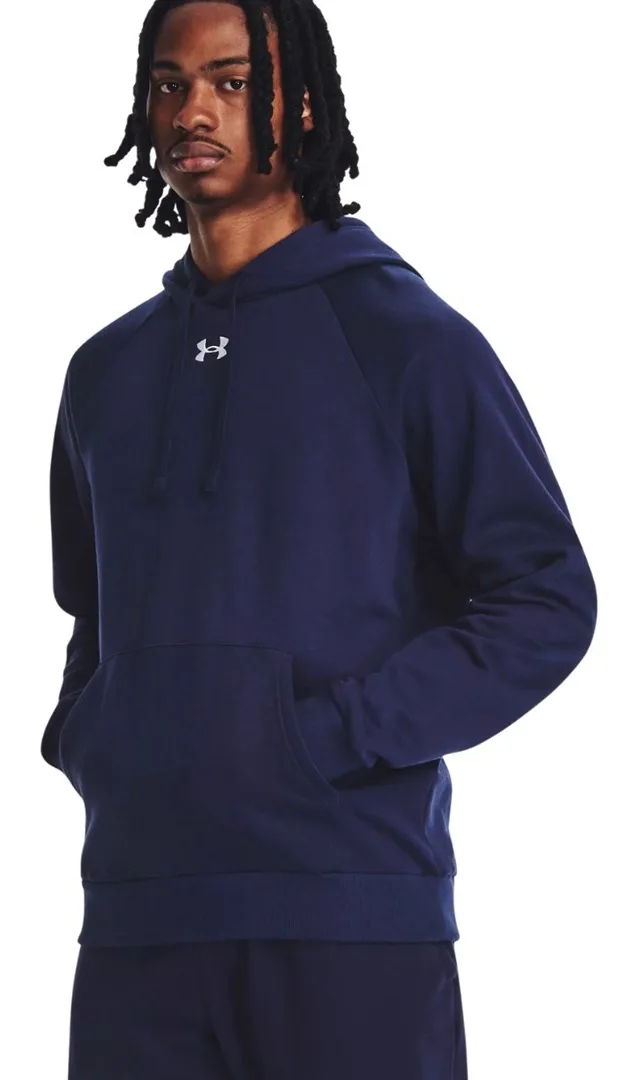 Under Armour Rival Fleece Hoodie navy blue 1379757 410 M