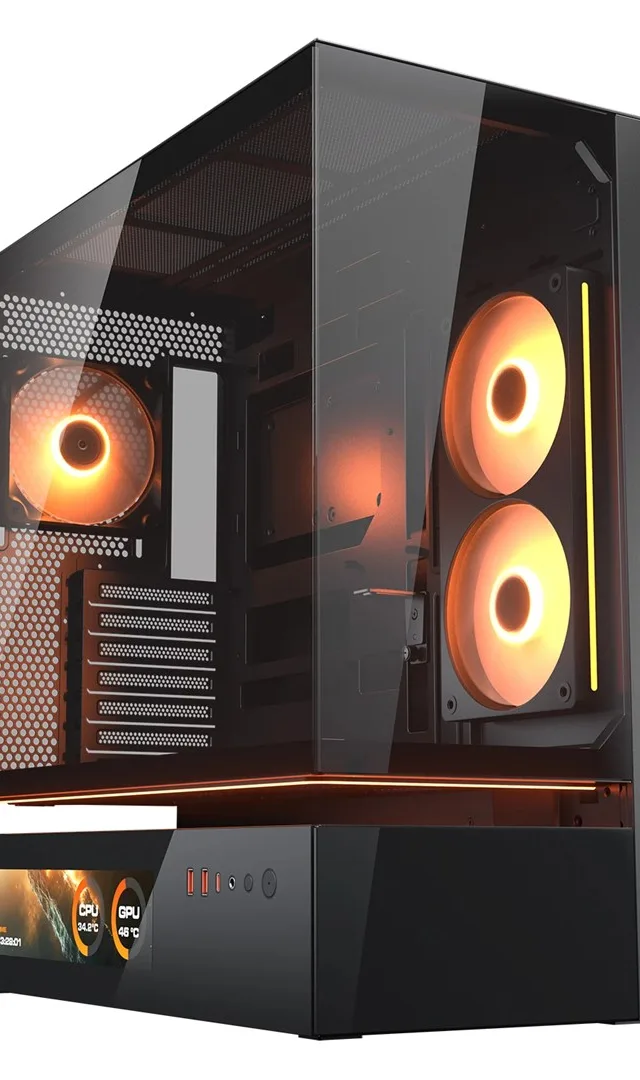 COUGAR Case Midi-Tower CFV235 Vision, ARGB, Glas, Black