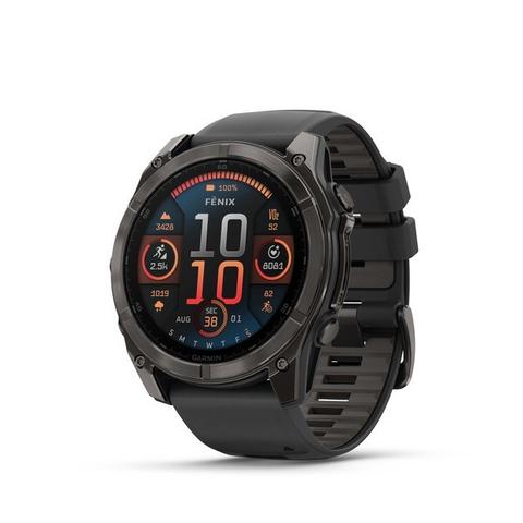 Garmin Fenix 8 3.56 Cm (1.4 ) AMOLED 51 Mm Digital 454 X 454 Pixels Touchscreen Titanium Wi-Fi GPS (Satellite)