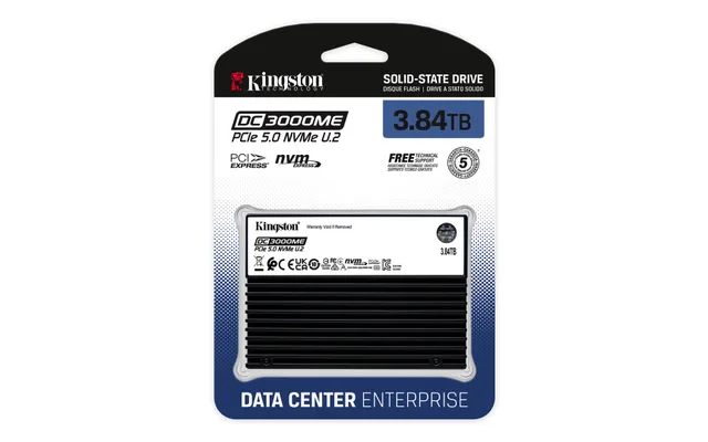 Kingston Technology 3.84TB DC3000ME U.2 PCIe 5.0 NVMe TCG Opal Enterprise SSD