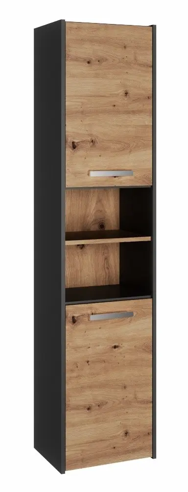 Topeshop S40 ANTRACYT/ARTISAN Bathroom Storage Cabinet