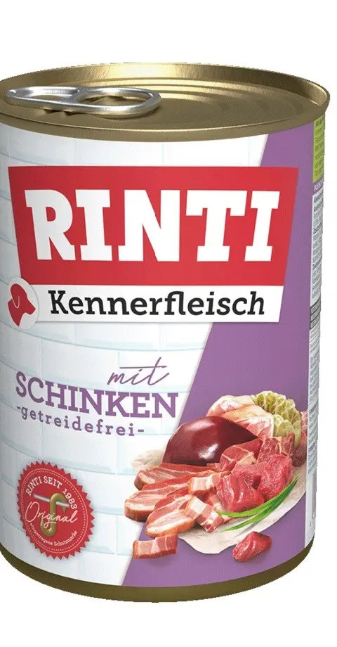RINTI Kennerfleisch Ham - Wet Dog Food - 400g