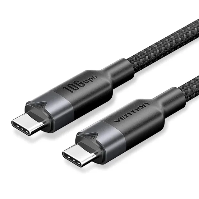 Vention USB 3.2 5A 10Gbps 1m BK USB-C To C Cable