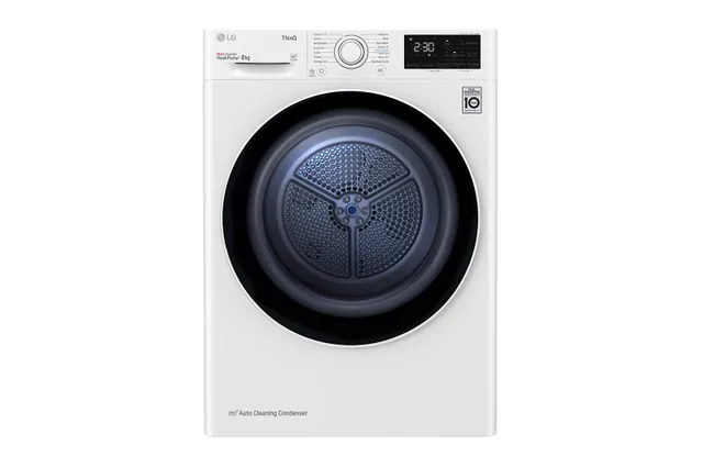 LG RH80V3AV6N tumble dryer Freestanding Front-load 8 kg White