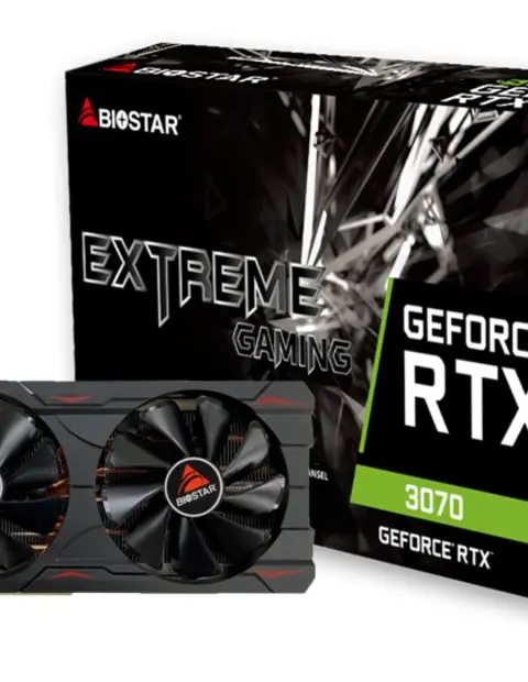 Biostar VN3706RM82 graphics card NVIDIA GeForce RTX 3070 8 GB GDDR6