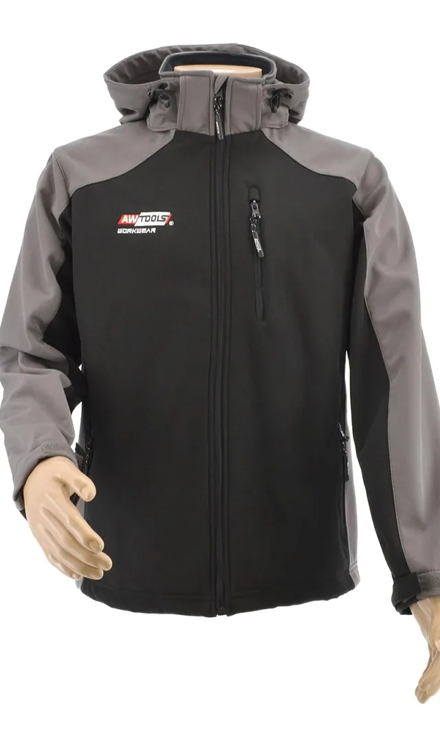 AWTOOLS KURTKA SOFTSHELL T4/ SZARO-CZARNA/ XL