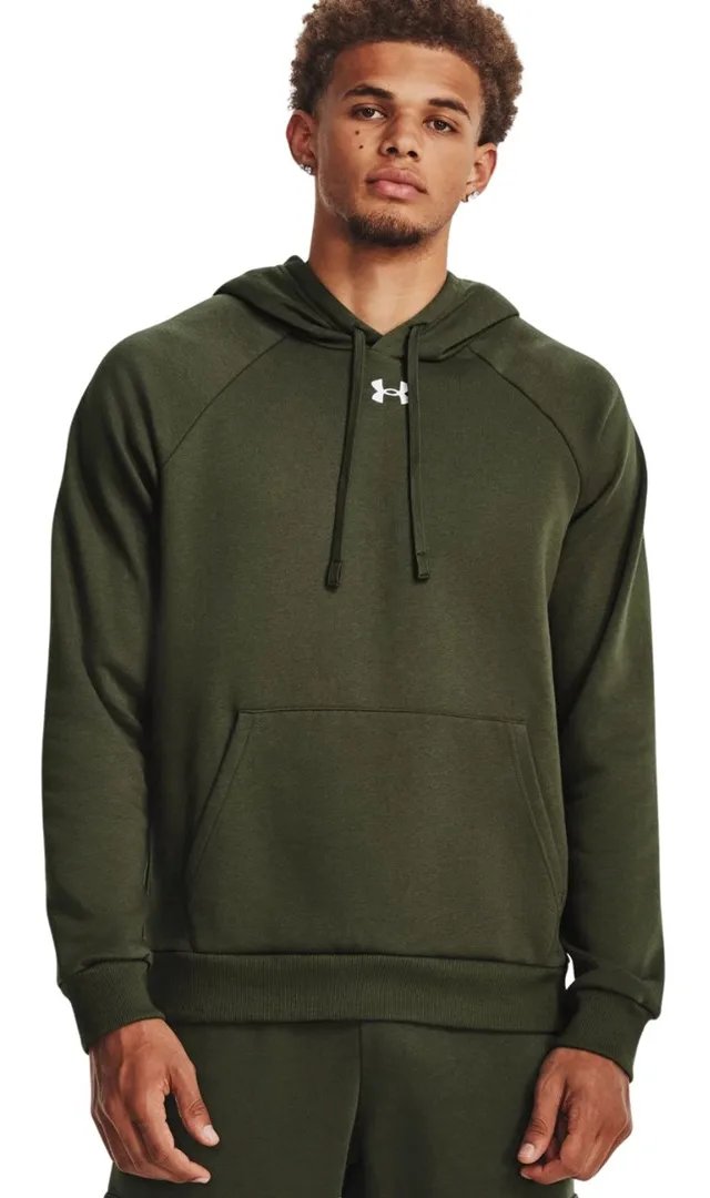 Under Armour Rival Fleece Hoodie Olive 1379757 390 XL
