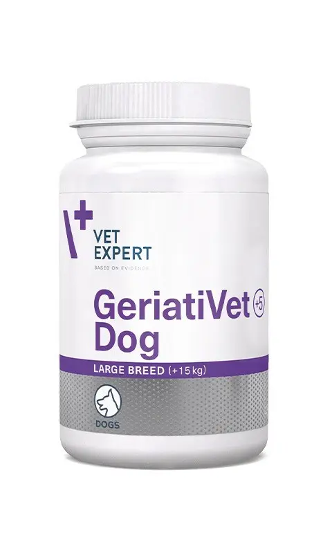 VETEXPERT GeriatiVet Dog Large Breed - Supporting Preparation For Older Dogs - 45 Caps.
