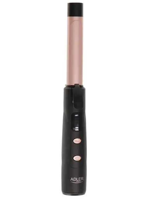 Adler AD 2120 Wireless USB Curler Black Pink