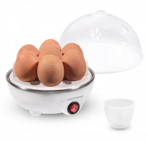 Esperanza EKE001 Egg Cooker 7 Egg(S) 350 W White