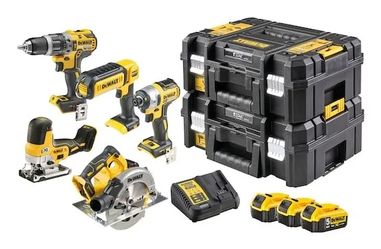 DeWALT DCK500P3T-QW Power Tool Combo Kit Battery