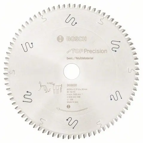 Bosch 2 608 642 098 Circular Saw Blade 25.4 Cm 1 Pc(S)