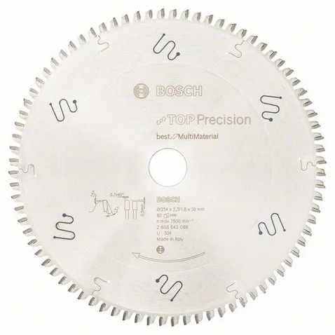 Bosch 2 608 642 098 Circular Saw Blade 25.4 Cm 1 Pc(S)