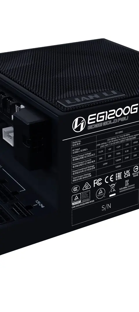 Lian Li EG1200G power supply unit 1200 W 24-pin ATX SFX Black
