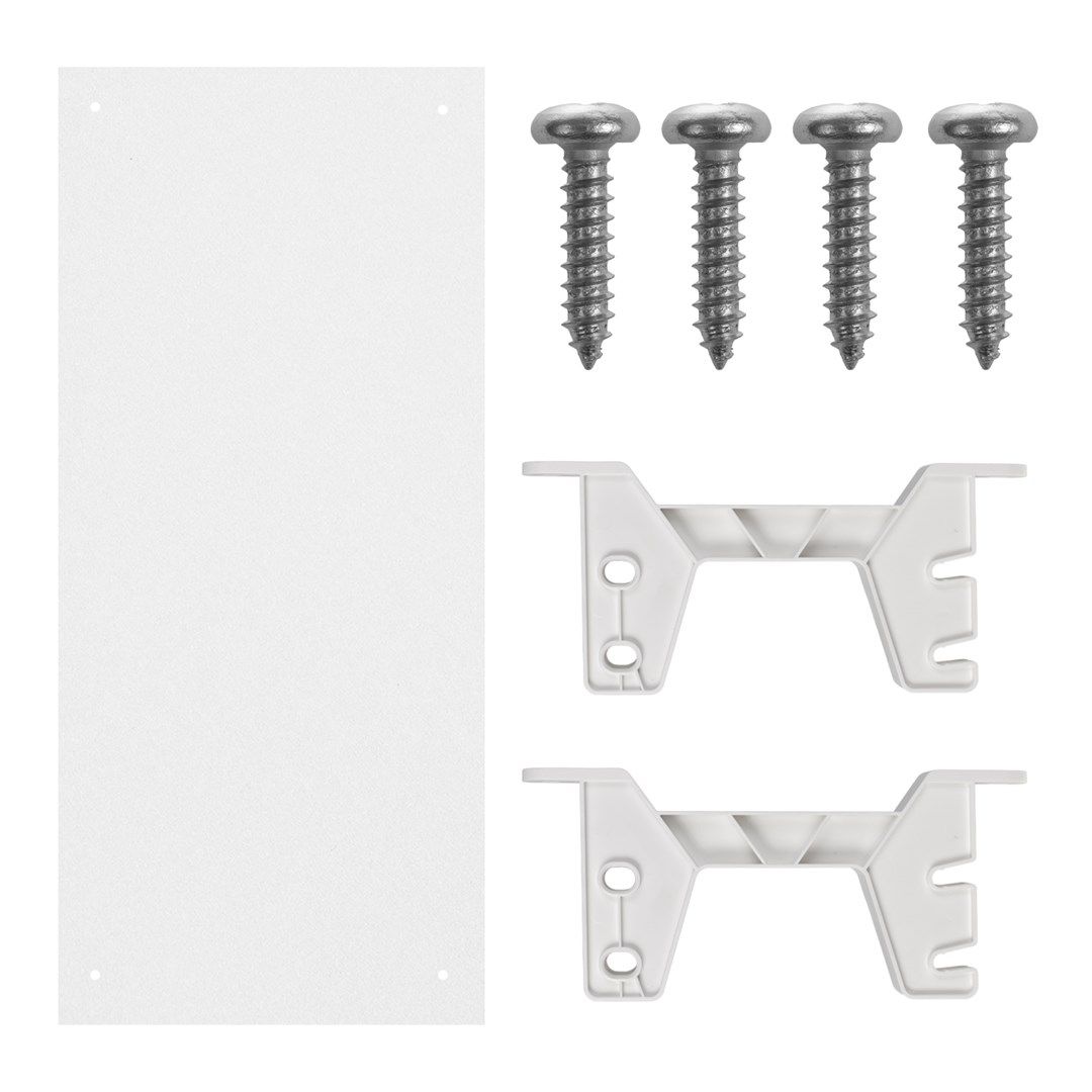 Maclean Under-Desk Cable/Extension Organizer Max. Load 5kg White MC-106 W