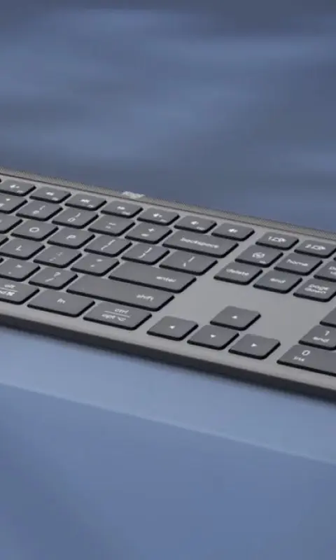 Logitech 920-012504 keyboard Mouse included Office RF Wireless + Bluetooth QWERTZ German Graphite
