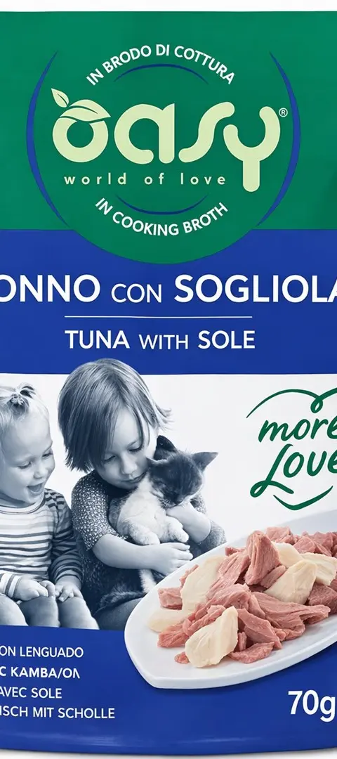 OASY More Love Tuna With Sole - Wet Cat Food - 70g