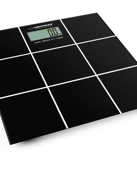 Esperanza EBS004 Personal Scale Rectangle Black Electronic Personal Scale
