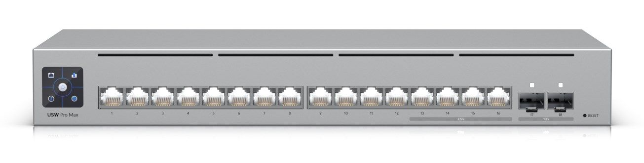 Ubiquiti Pro Max 16 L3 2.5G Ethernet (100/1000/2500) 1U Grey