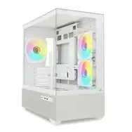 Sharkoon MK7 ARGB MATX 2xGlas White