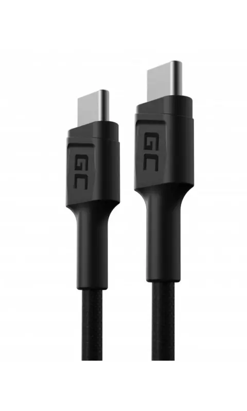 Green Cell KABGC31 USB cable USB 2.0 0.3 m USB C 0.48 Gbit/s 60 W Black