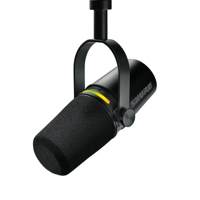 Shure MV7 K-BNDL - Lectern/Vocal Microphone With XLR/USB-C Connector Black Desk Stand GATOR