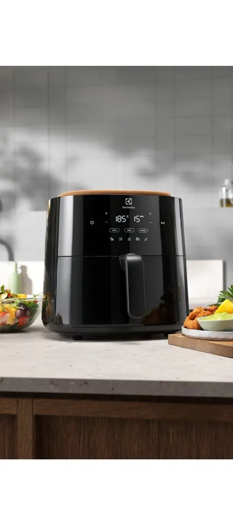 Electrolux EAF7B Single 6.8 L Stand-alone 1800 W Hot air fryer Black