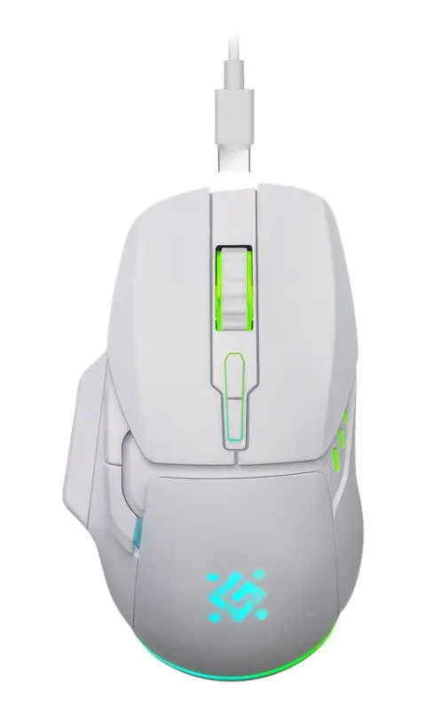 WIRELESS MOUSE DEFENDER STIX GM-009 RF WHITE 3200dpi 7P