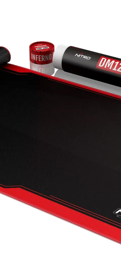 Nitro Concepts DM12 Gaming mouse pad Black, Red