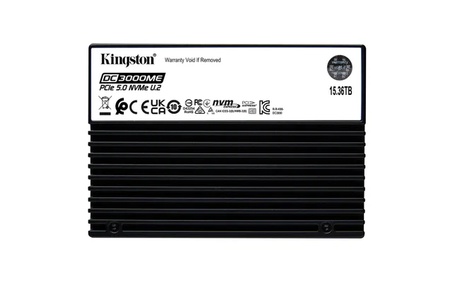 Kingston Technology 15.36TB DC3000ME U.2 PCIe 5.0 NVMe TCG Opal Enterprise SSD