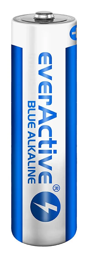 Alkaline Batteries EverActive Blue Alkaline LR5 AA - Carton Box - 40 Pieces Limited Edition
