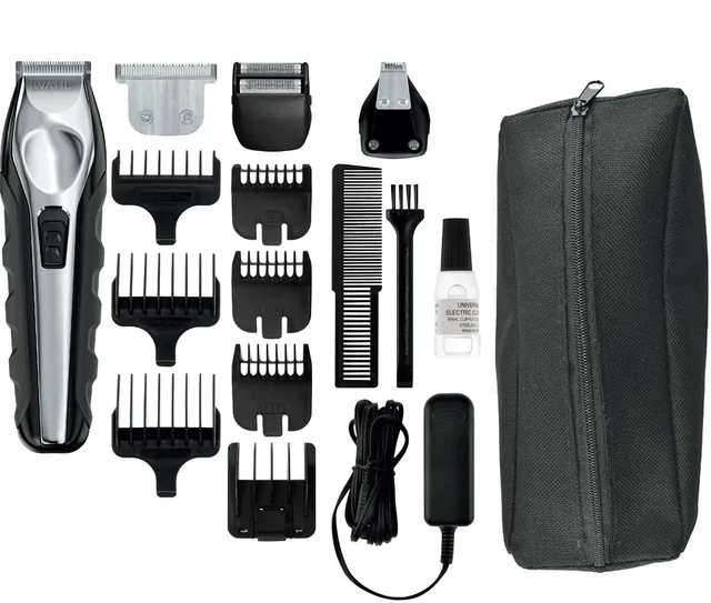 Wahl 09888-1216 Beard Trimmer Black Stainless Steel