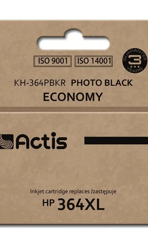 Actis KH-364PBKR ink (replacement for HP 364XL CB322EE; Standard; 12 ml; black photo)
