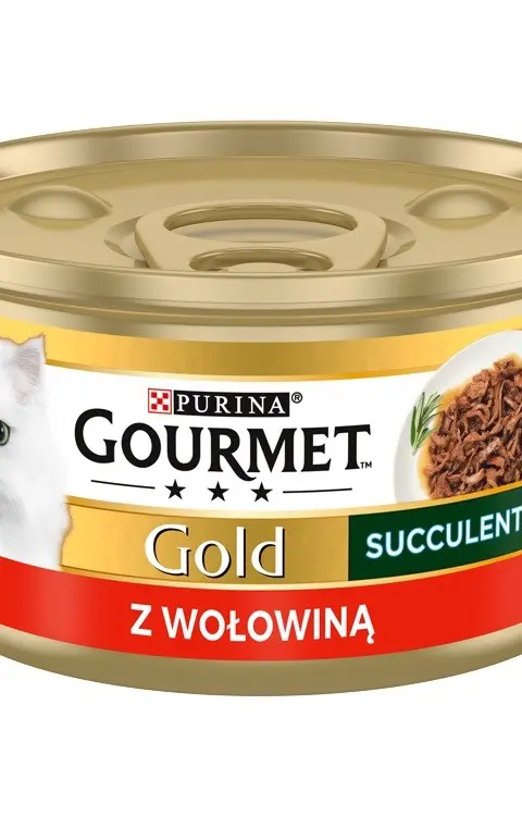 PURINA Gourmet Gold Succulent Delights Beef - Wet Cat Food - 85g