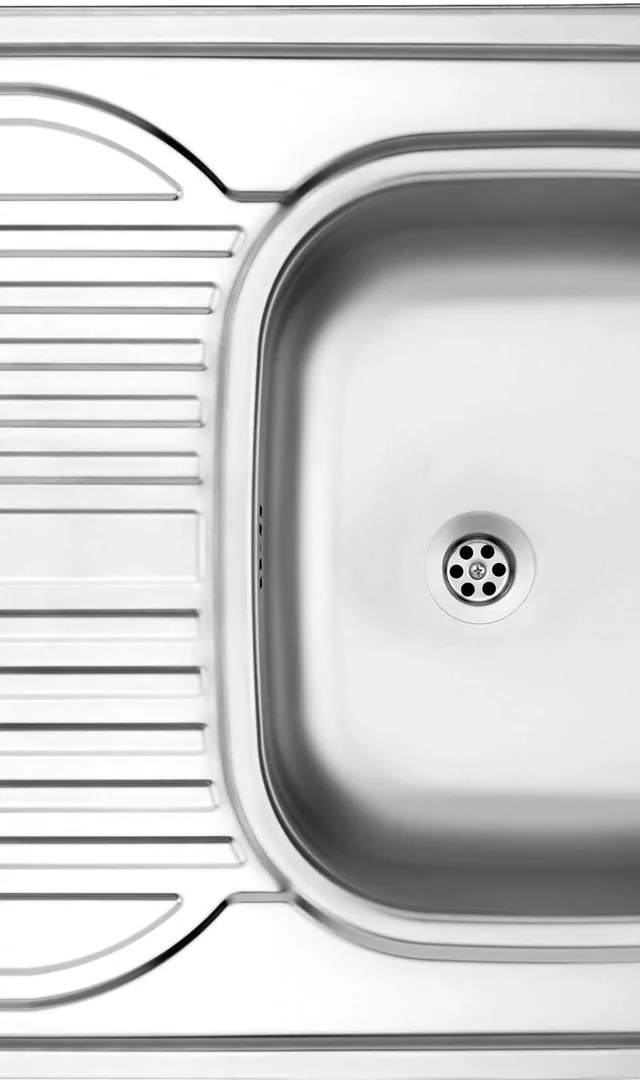 Steel Sink 1-Bowl With Left Drainer Inset