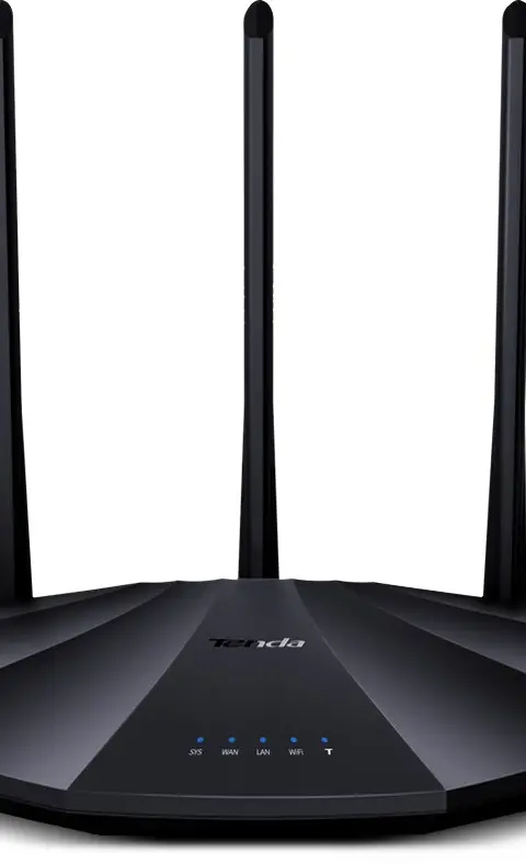 Tenda AC23 wireless router Gigabit Ethernet Dual-band (2.4 GHz / 5 GHz) Black