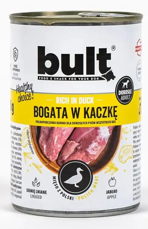 BULT Rich In Duck - Wet Dog Food - 800 G
