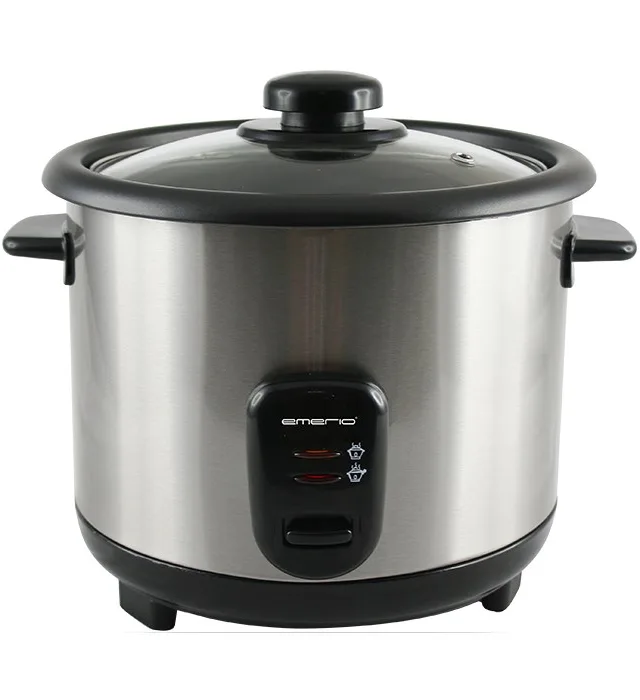 Emerio RCE-110118 rice cooker 1.5 L 500 W Black, Stainless steel