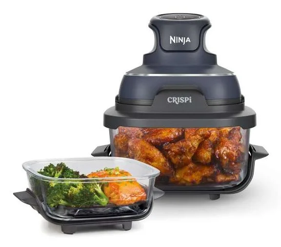 Ninja FN101EUGY CRISPi 4-In-1 Tragbare Glas-HeißLuftfritteuse Cyber Space