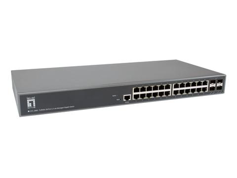 Switch 24xGE/4x10GSFP TURING 19" Managed L3