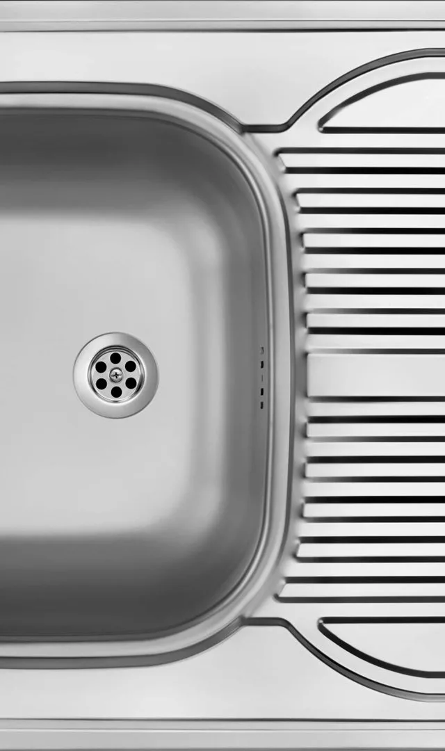 Bowl Steel Sink With Drainer - Overlay 1-