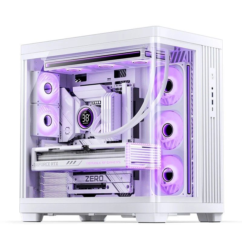 Jonsbo TK-4 Case Midi-Tower ATX Tempered Glass - White