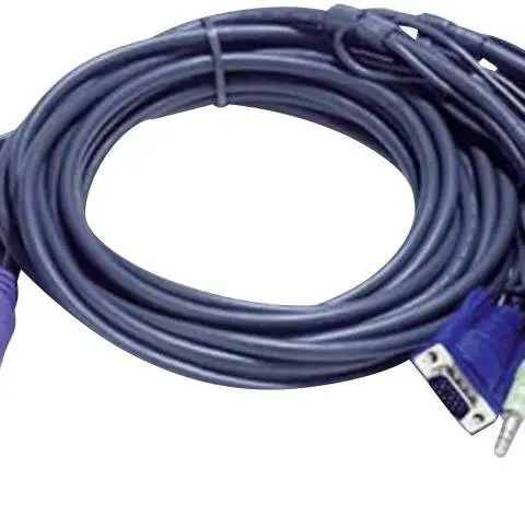 KVM Cable Switch 4-Port USB VGA KVM Switch With Audio ATEN