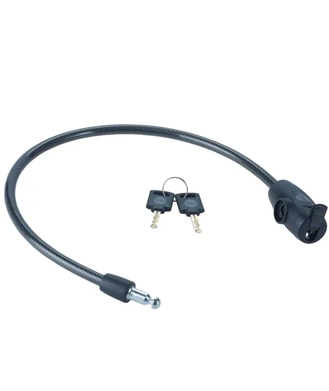 Keyed Bicycle Cable 10 Mm - YCK0/10/60/2 Black