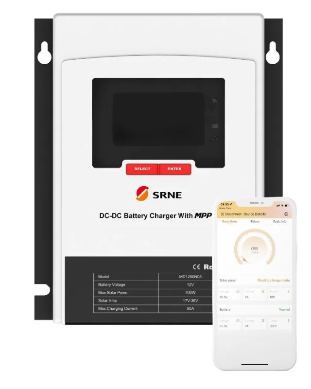Charge Controller/Charger DC-DC SRNE