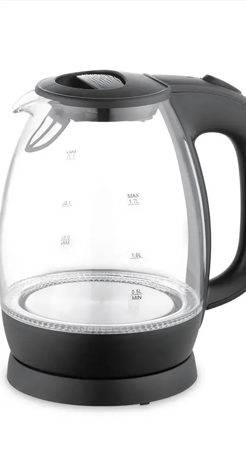 Maestro MR-063-Black Glass Electric Kettle 1 7 L