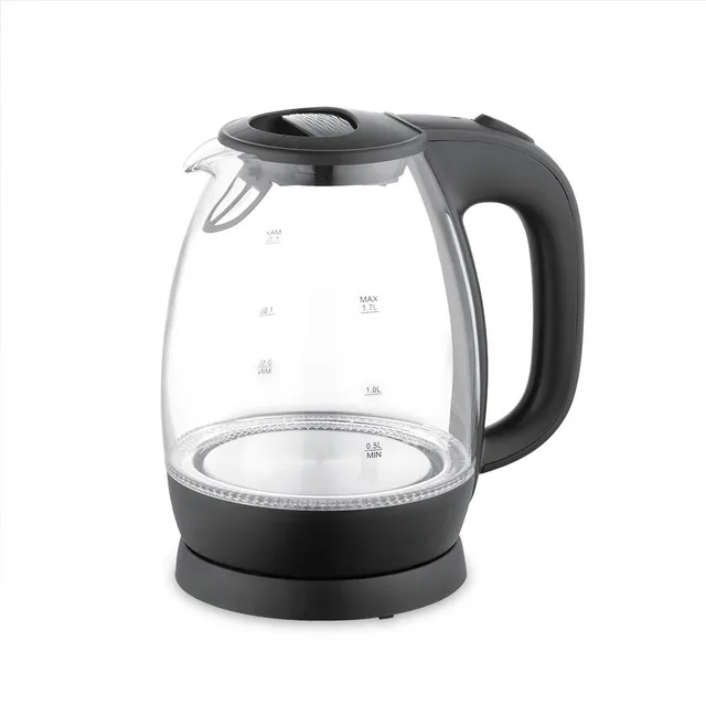 Maestro MR-063-Black Glass Electric Kettle 1 7 L