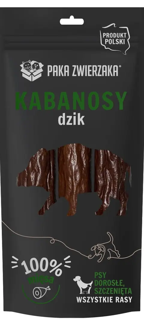 PAKA ZWIERZAKA Sausages Wild Boar - Dog Treat - 80g